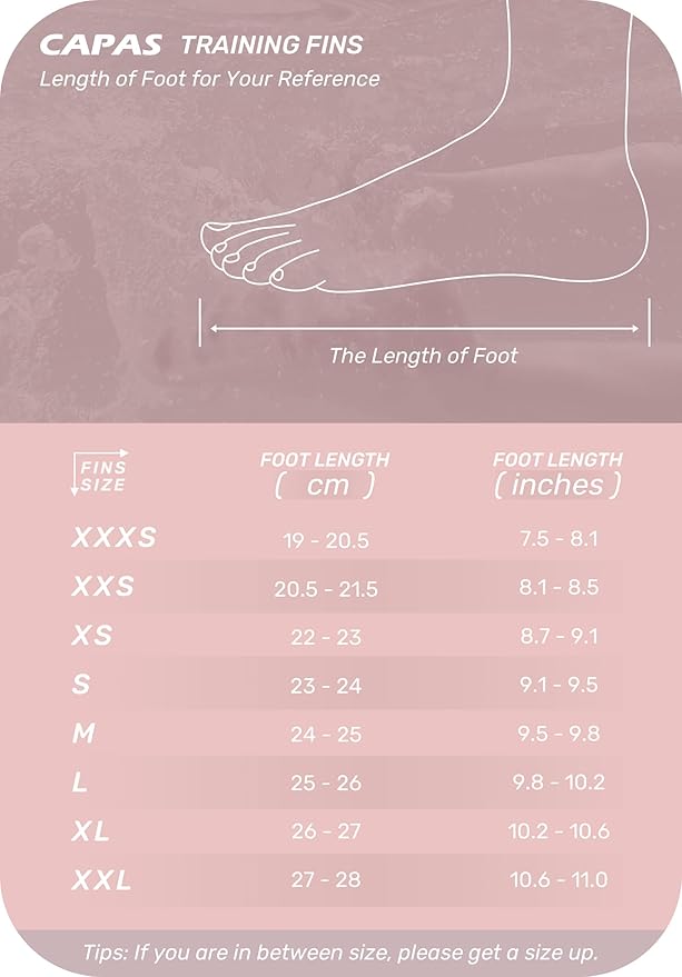 CAPAS Swim Training Fins Comfortable Silicone Lap Swimming Short Blade Floating Flippers with Mesh Bag for Adult Men Women Build Leg Strength