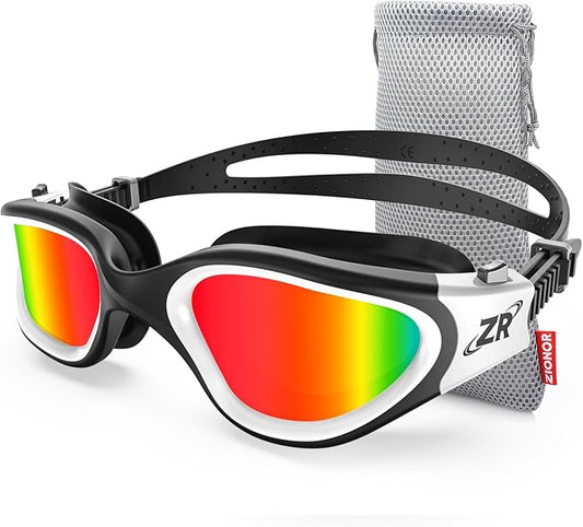 ZIONOR G1 Polarized Swimming Goggles for Unisex Adult Women Anti Fog 100% Anti UV Diving Goggles