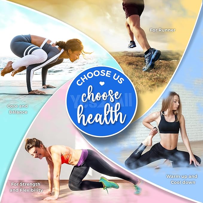 Yes4All EVA Firm Foam Roller for Back - Round Back Roller for Exercise, Yoga & Pilates 12/18/24/36 inch