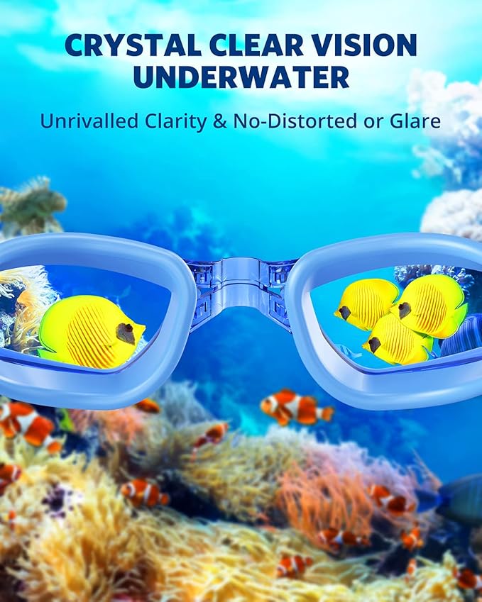 Aegend Swim Goggles, Swimming Goggles No Leaking Full Protection Adult Men Women Youth