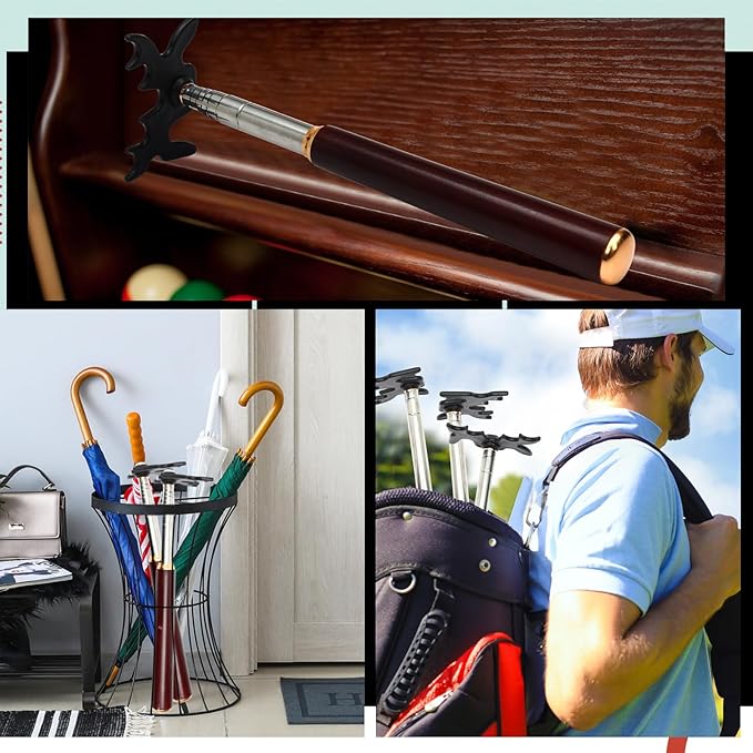 Skylety Retractable Billiard Cue Stick Bridge with Bridge Head, Snooker Set Billiard Pool Cue Accessory for Pool Table