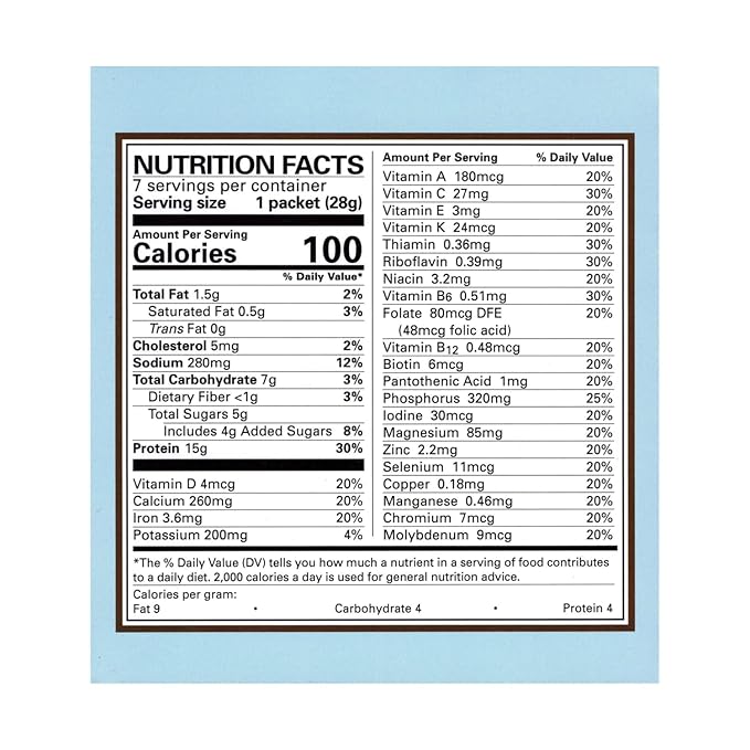 Nutmeg State Nutrition - Pudding or Shake, Low Calories, 15g Protein, Low Fat, 7 Servings Per Box (Chocolate)