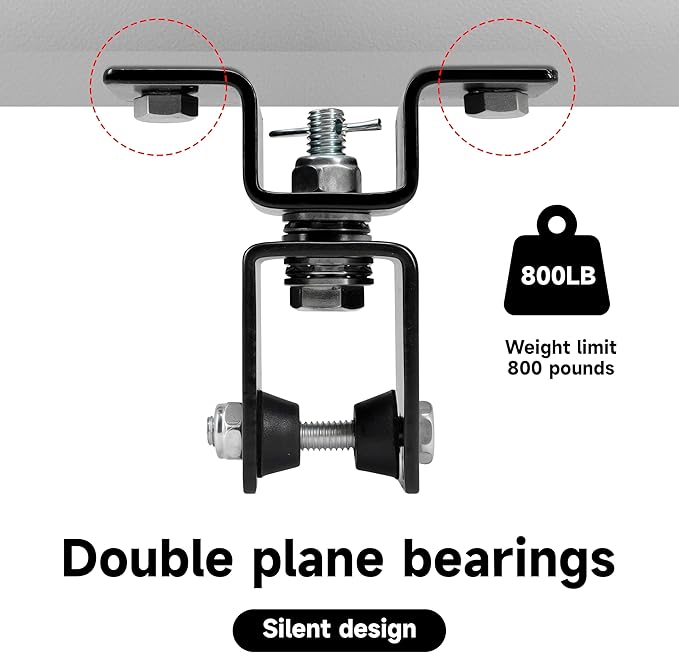 Rotating Punching Bag Hanger with 360degree Swivel Hook Heavy Duty Ceiling Wall Mount for Boxing MMA, Fitness Training Secure Adjustable Steel Bracket Speed Bag Aerial Yoga Swing Gymnastic Rings