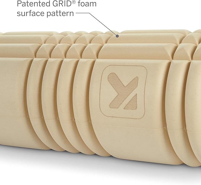 TriggerPoint Grid 1.0 Foam Roller - 13" Multi-Density Massage Roller for Deep Tissue & Muscle Recovery - Relieves Tight, Sore Muscles & Kinks, Improves Mobility & Circulation - Targets Key Body Parts