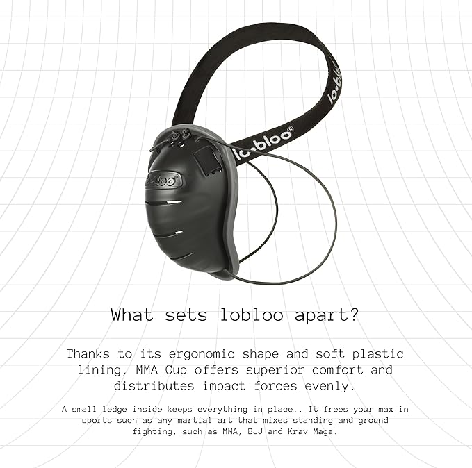 MMA Cup Athletic Groin Cup for Martial Arts Mixing Standing and Ground Fighting – Such as MMA, BJJ and Krav MAGA