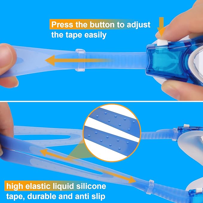 WIN.MAX Polarized Swimming Goggles Swim Pool Goggles Anti Fog Anti UV No Leakage Clear Vision for Men Women Adults Teenagers