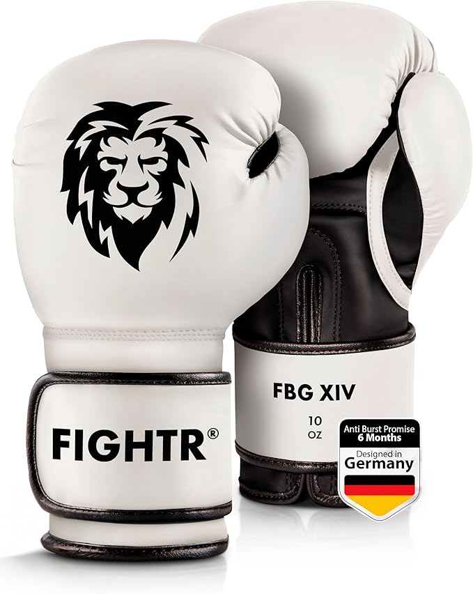 FIGHTR® Boxing Gloves - Maximum Protection & Stability | Boxing Gloves for Boxing, MMA, Muay Thai & Kickboxing | Sizes 8-16 oz