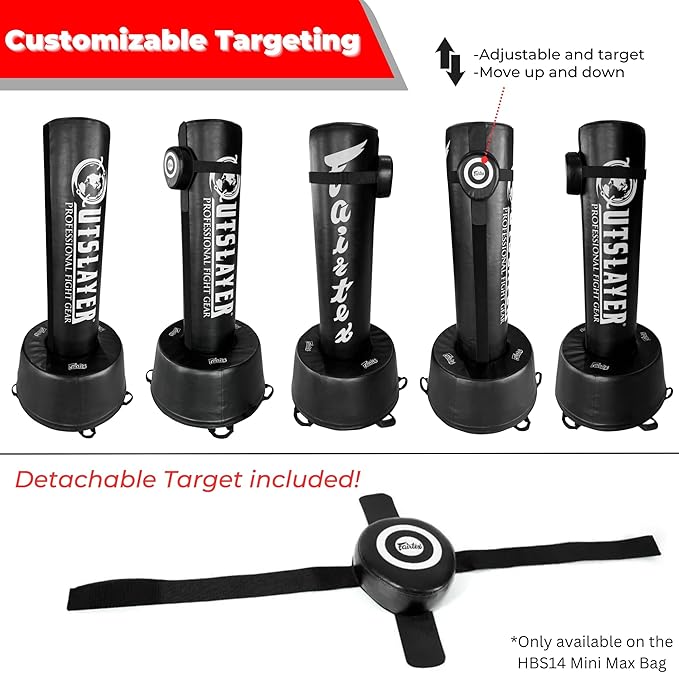 New Free Standing Max Punching Bag – Heavy Duty Foam-Based Bag with Soft Base for Boxing, Kickboxing, MMA, Drills & Cardio