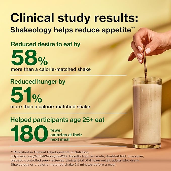 Shakeology Whey Protein Powder Blend - Gluten Free, Superfood Protein Shake with Vitamins and Minerals - Helps Support Healthy Weight Loss, Lean Muscle Support, Gut Health - Chocolate, 30 Servings