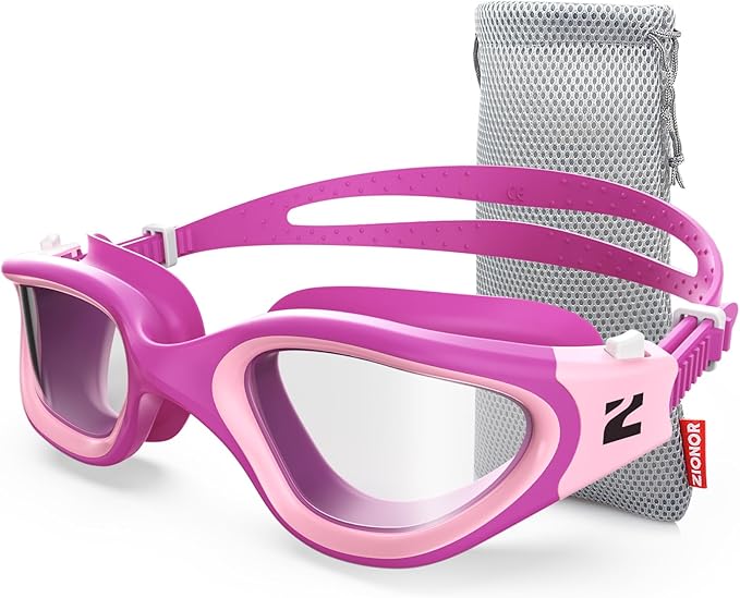 ZIONOR Swim Goggles, G1 SE Swimming Goggles Anti-fog for Adult Men Women