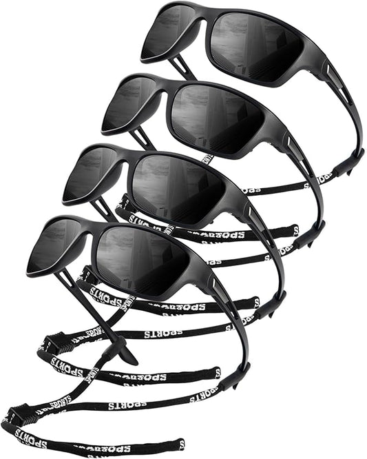 KALIYADI Polarized Sunglasses for Men, Sports Sun Glasses for Driving Cycling Fishing with UV protection