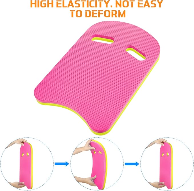 Kickboard Swimming Training Kick Board U Design Summer Aid Float Equipment EVA Foam with Integrated Hole Handle for Water Pool Accessories