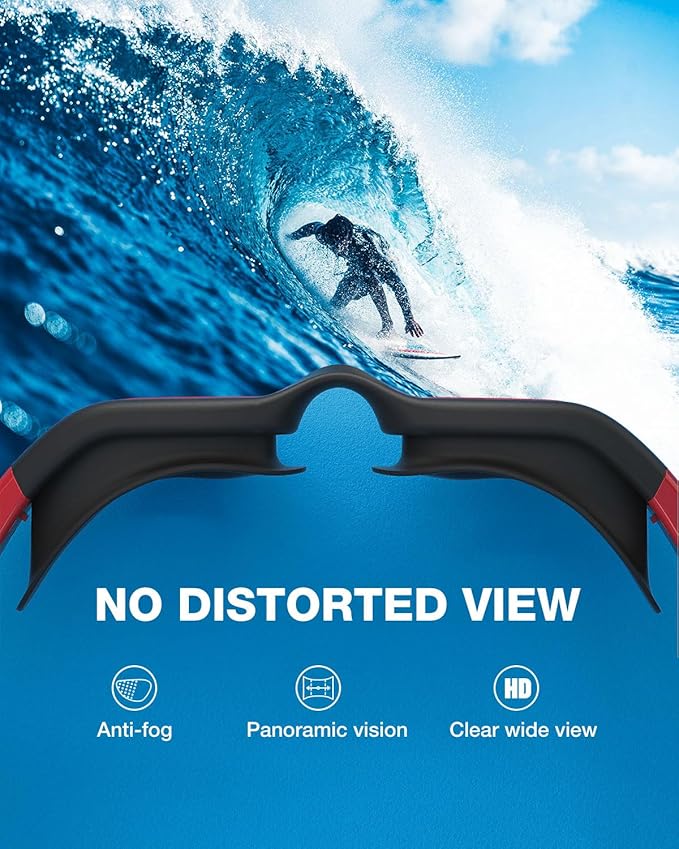 ZIONOR G1 Polarized Swimming Goggles for Unisex Adult Women Anti Fog 100% Anti UV Diving Goggles