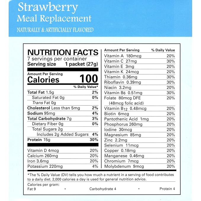 Nutmeg State Nutrition - Pudding or Shake, Low Calories, 15g Protein, Low Fat, 7 Servings Per Box (Strawberry)