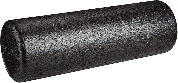 Amazon Basics High Density Foam Roller for Exercise and Recovery, 18 Inches, Black