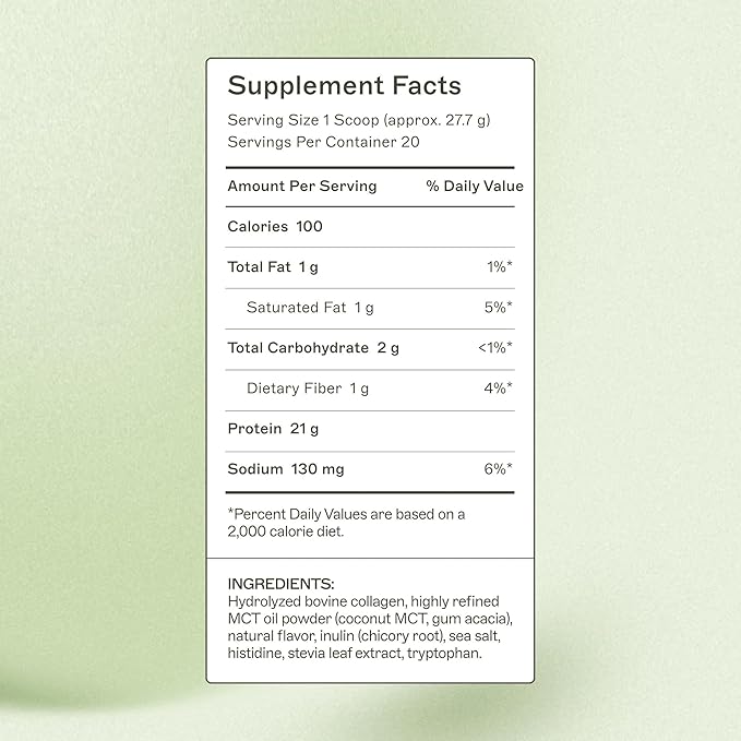 Amy Myers MD Paleo Protein Powder - with Collagen Peptides for Gut Health - Supports Hair, Skin & Nails - Non-GMO, Gluten-Free, Non-Dairy & More - Salted Caramel - 19.54 oz (20 Servings)