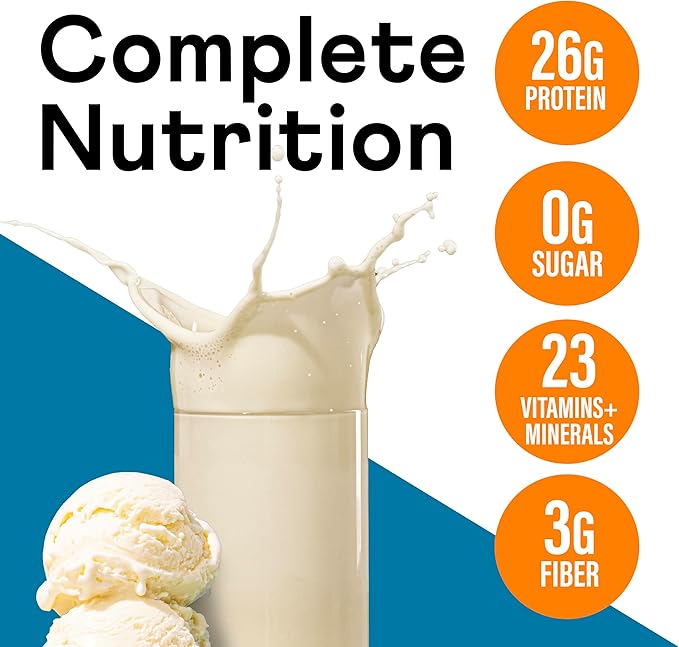 OWYN Only What You Need High Protein Plant Based Complete Nutrition Shake, Chocolate & Vanilla Variety Pack, 12 Fl Oz (12 Pack)