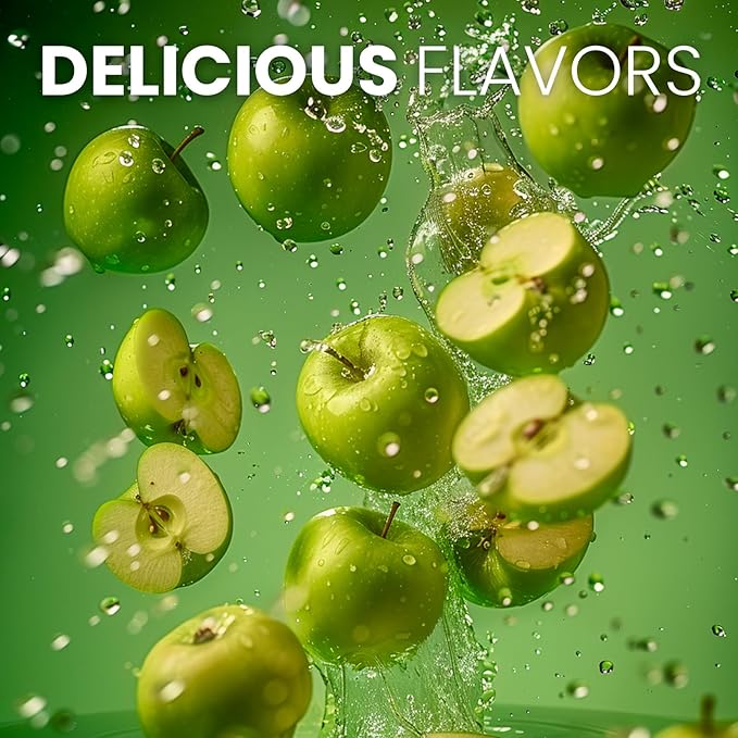 Keto Vitals Immunity Sugar Free Electrolytes Powder with Vitamin C, Ginger, Turmeric, & Elderberry - Boost Your Immune System and Rehydrate Your Body - Green Apple Flavor, 30 Count