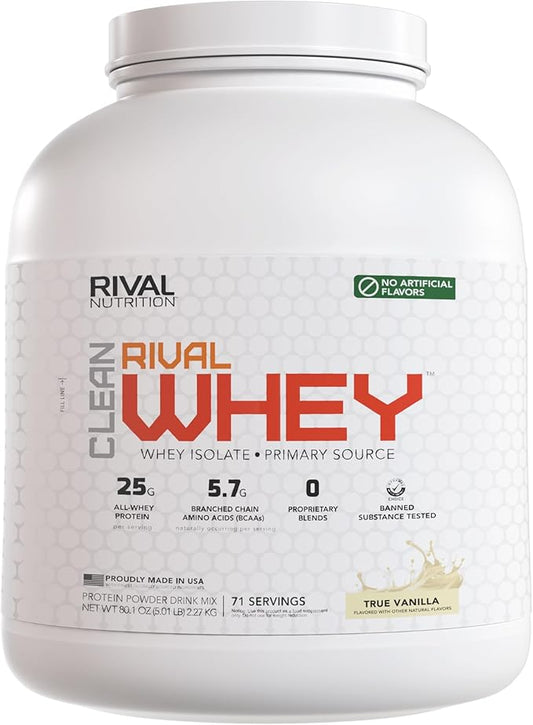 Naturally Flavored Rival Whey- True Vanilla - 5lb