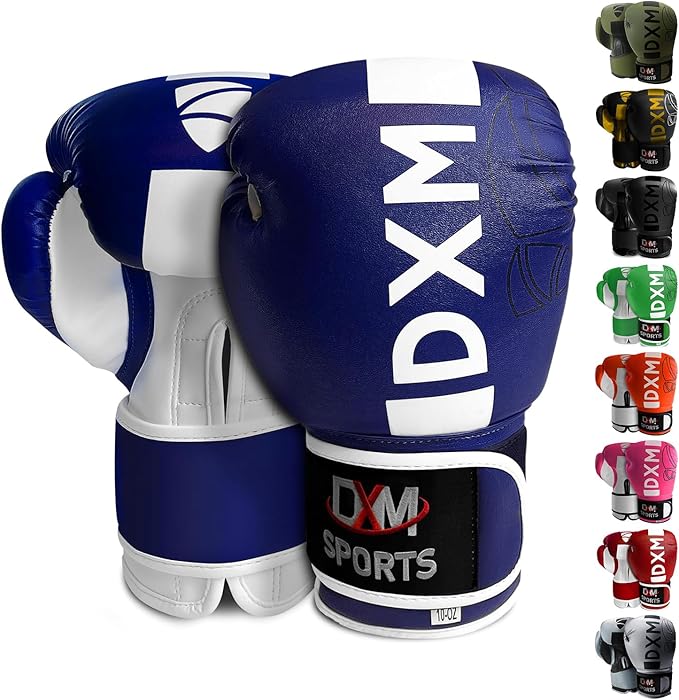 DXM SPORTS Boxing Gloves for Men & Women, Boxing Training Gloves, Kickboxing Gloves, Sparring Gloves, Heavy Bag Workout Gloves for Boxing, Kickboxing, Muay Thai, MMA