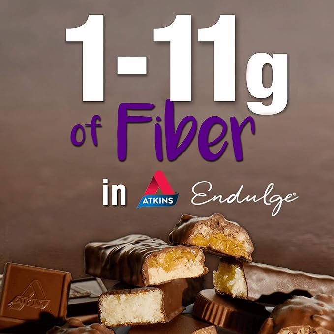 Atkins Endulge Peanut Butter Cups, Dessert Favorite, Low Carb, 0g Sugar, 60 Count