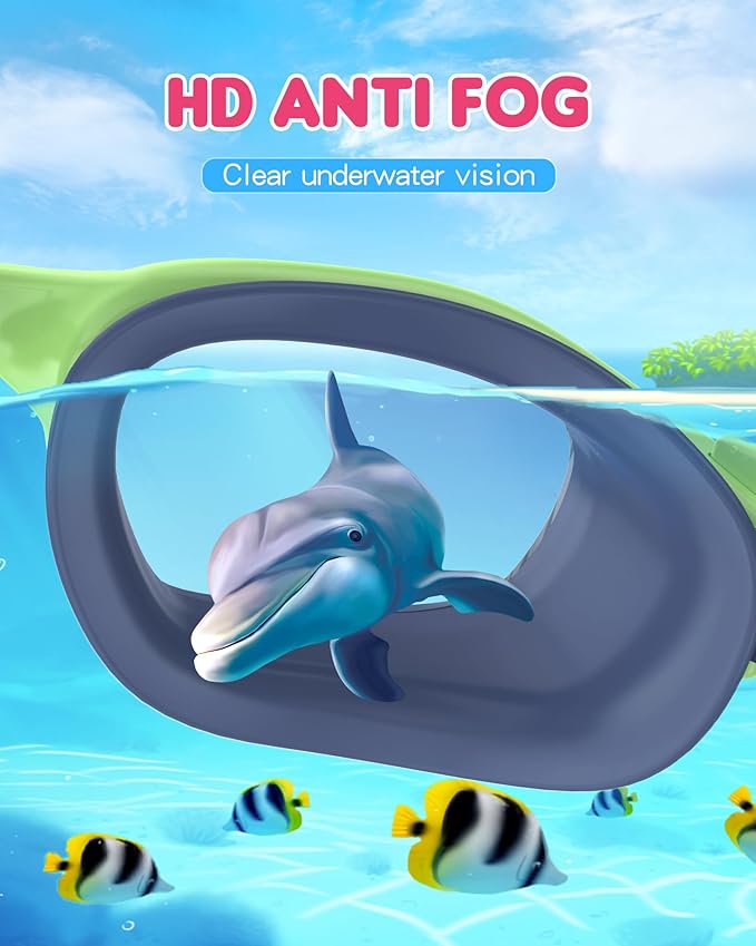 Kids Swim Goggles,Swimming Goggles for Kids 6-14, Anti-Fog UV Protection Pool Glasses for Boys Girls