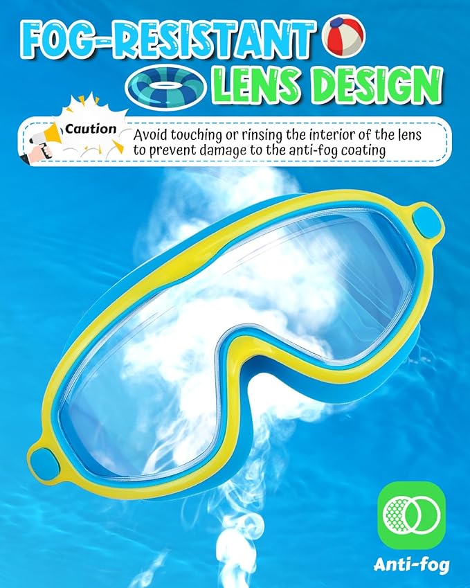 Rantizon Swim Goggles 2 Pack, Wide View Anti Fog&UV Swimming Goggles for Audlt, No Leaking Swim Glasses for Men Women Kids