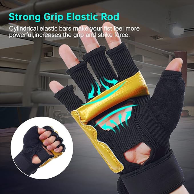 Kickboxing Sparring Gloves MMA Gloves Boxing Gloves for Men Women Kids Half Finger Punching Bag Gloves Fighting Gloves for Men Women Boxing Training