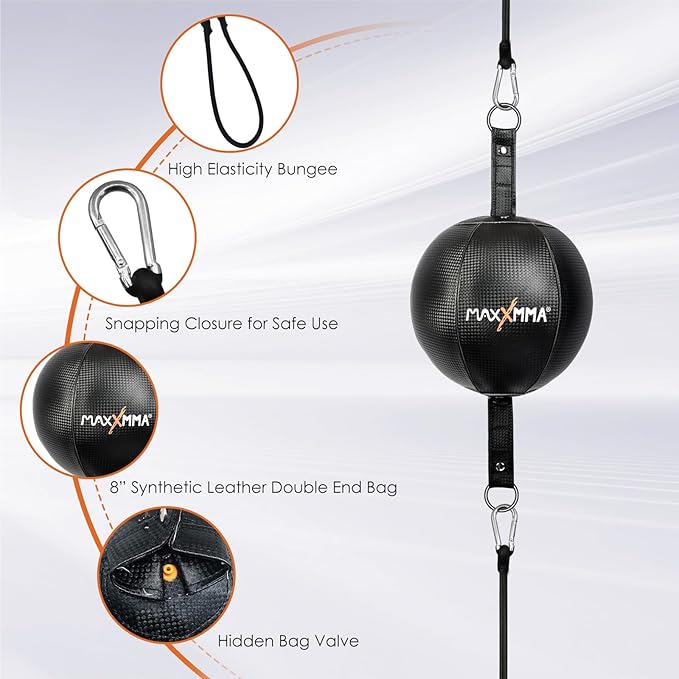 MaxxMMA Double End Ball, Pump Included