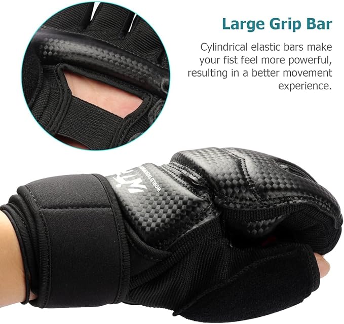 Punch Bag Training Gloves, LangRay MMA Grappling Gloves for Sparring Martial Arts Boxing Training for Adults and Kids