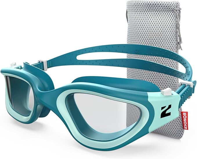 ZIONOR Swim Goggles, G1 SE Swimming Goggles Anti-fog for Adult Men Women