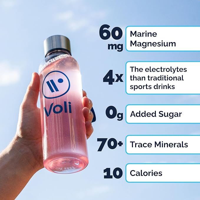 Voli Electrolytes Powder Packets | No Added Sugar Electrolyte Drink Mix for Hydration | Keto & Fasting Friendly, Natural Superfoods & Minerals | Pina Colada, 15-Count