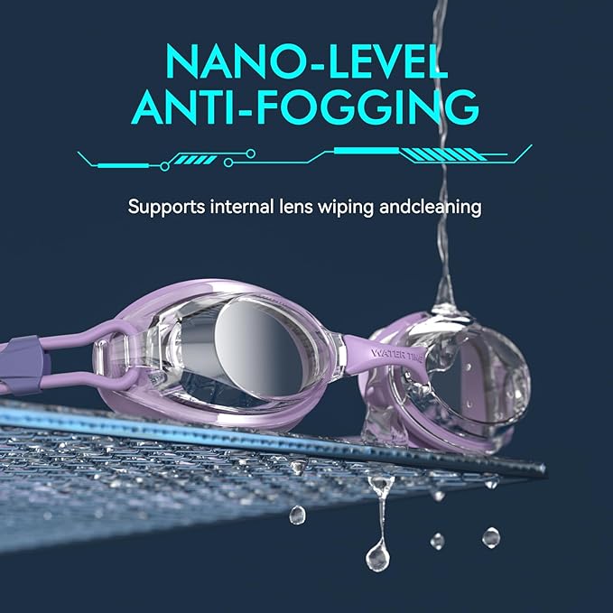 Unisex Swipe Swimming Goggles for Men & Women Anti-Fog,UV Technology Dual Strap No Leakage swim goggles