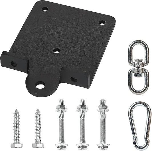 Punching Bag Hanger Ceiling Mount, Heavy Duty Boxing Bag Ceiling Mount with 360° Rotating Hook, Steel Construction, Beam Mount Hook for Home Gym Boxing Training