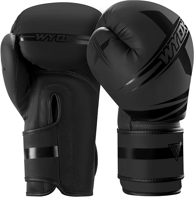 Wyox Boxing Gloves for Men & Women – Professional Training, Sparring & Heavy Bag Gloves for Boxing, Kickboxing, Muay Thai, MMA – Premium Leather, Multi-Layer Shock Absorption, Ventilated Palm