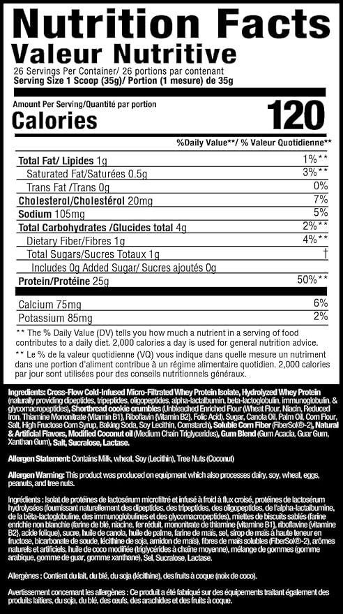 Musclesport Lean Whey Revolution™ Protein Powder - Whey Protein Isolate - Low Calorie, Low Carb, Low Fat, Incredible Flavors - 25g Protein per Scoop (2lb, Dippsadoodles)