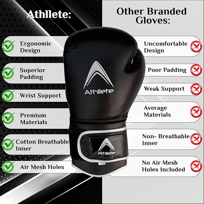 Durable and Comfortable Boxing Gloves Men and Boxing Gloves Women, Extra Thick Padding for Beginner Boxers and Training Fitness, Ideal for Both Men Boxer and Women Boxer