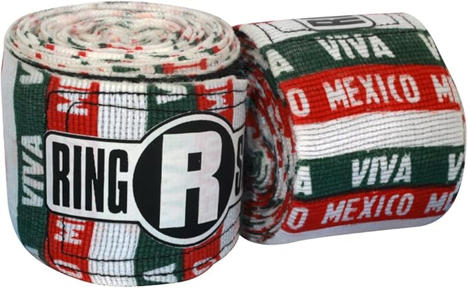 Ringside Apex 180” Boxing Hand Wraps Pair - Durable, Elastic Training Wraps with Hook & Loop Closure, Multi-Color Options, Perfect for MMA, Muay Thai, Kickboxing