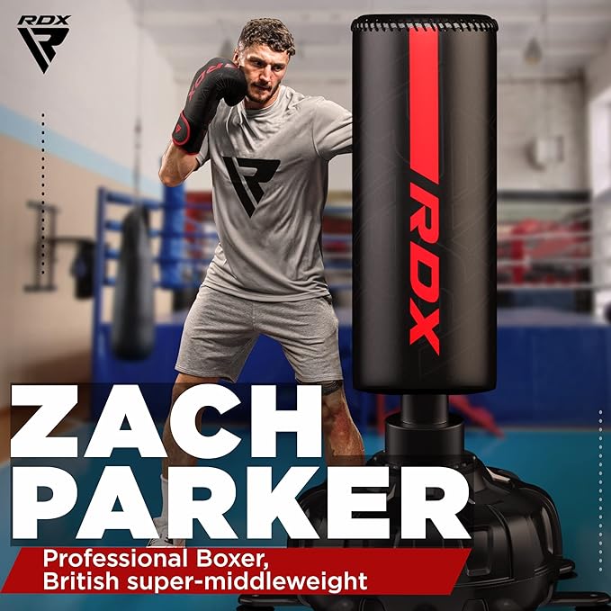 RDX Boxing Gloves, Pro Training Sparring, Maya Hide Leather, Muay Thai MMA Kickboxing, Men Women Adult, Heavy Punching Bag Focus Mitts Pads Workout, Ventilated Palm, Multi Layered, 8 10 12 14 16 18 Oz