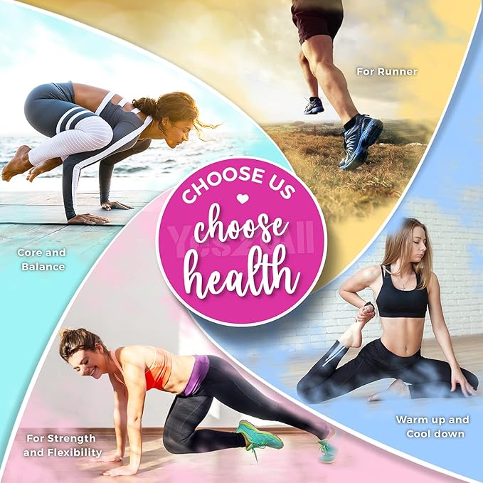 Yes4All EVA Firm Foam Roller for Back - Round Back Roller for Exercise, Yoga & Pilates 12/18/24/36 inch