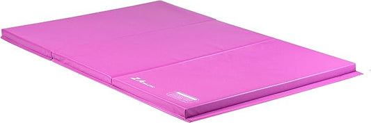 Z Athletic Folding Mat for Gymnastics, Tumbling, Cheerleading, and More, 4 Ft x 6 Ft x 2 In