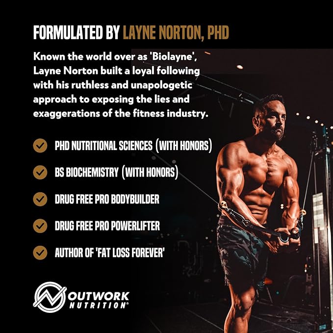 Outwork Nutrition Whey Isolate Protein Powder - Accelerates Muscle Building & Recovery - Low Lactose, Gluten-Free - Post Workout Supplement - Enhanced Protein Synthesis, Peanut Butter, 1.8lbs