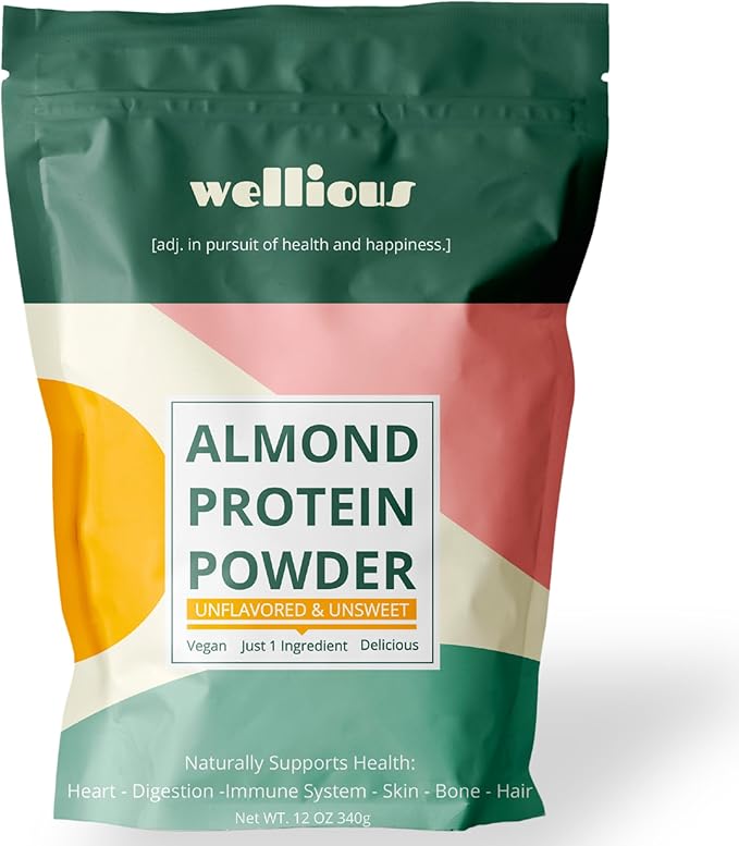 Unflavored & Unsweetened Protein Powder | Vegan - Plant Based Protein Powder Dairy Free for Gut Health, No Sodium, High Fiber, Keto Friendly, Non Dairy, Lactose Free