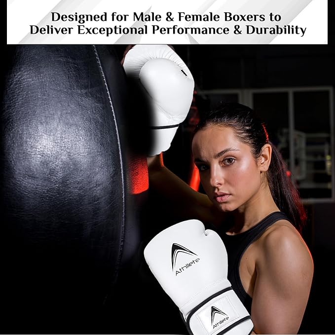 Durable and Comfortable Boxing Gloves Men and Boxing Gloves Women, Extra Thick Padding for Beginner Boxers and Training Fitness, Ideal for Both Men Boxer and Women Boxer