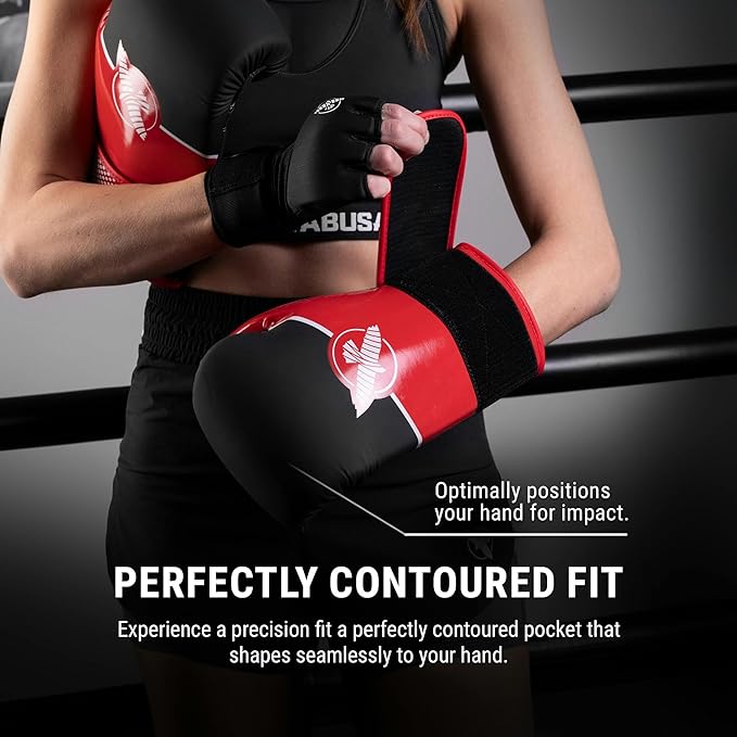 Hayabusa Sport Boxing Gloves for Men and Women – Dual-Splinted Wrist Support, Multi-Density Foam Padding, Contoured Fit – Ideal for Boxing, Kickboxing, and Muay Thai Training