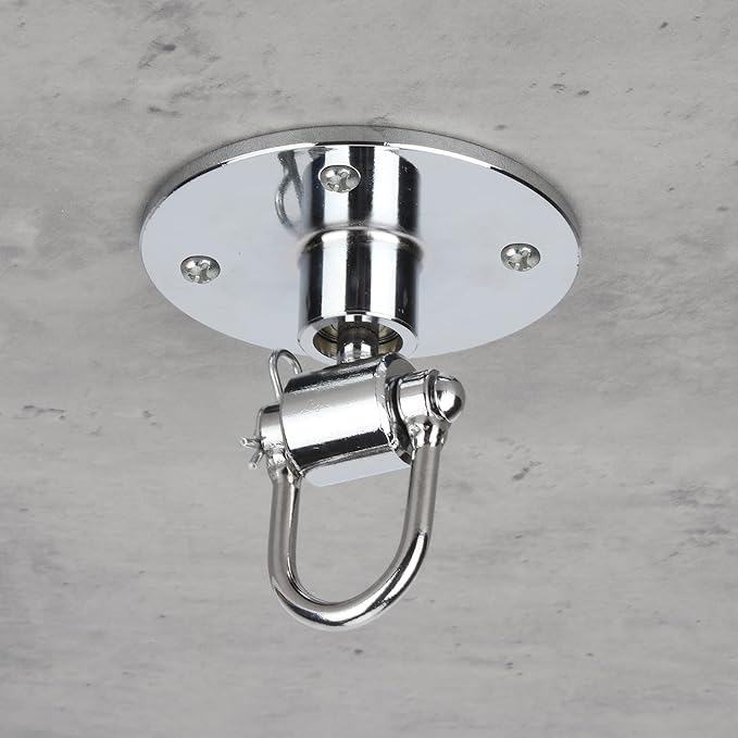 Boxerpoint Speed Bag Swivel Kit - Small Silver 360° - Mounting Hardware & Swivel Clip for Boxing Equipment