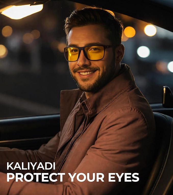 KALIYADI Polarized Sunglasses for Men, Lightweight Sun Glasses with UV Protection for Driving Fishing Golf