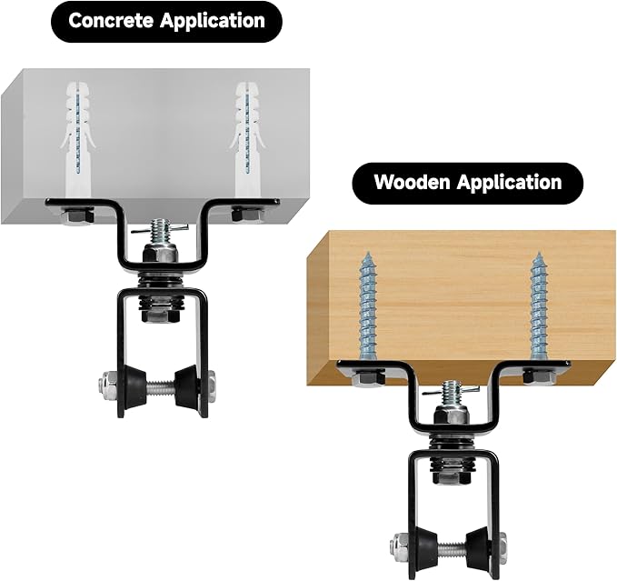 Rotating Punching Bag Hanger with 360degree Swivel Hook Heavy Duty Ceiling Wall Mount for Boxing MMA, Fitness Training Secure Adjustable Steel Bracket Speed Bag Aerial Yoga Swing Gymnastic Rings