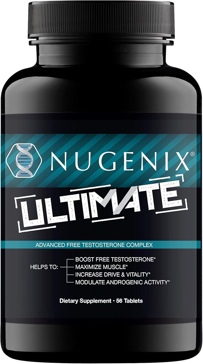 Nugenix Ultimate Free Testosterone Booster Supplement for Men - 56 Count