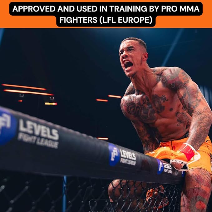 MMA Sparring Gloves for Men and Women, Upgrade Your Gear with a Durable Open Hybrid Glove. Comes with Extra Padding and Support, Perfect for Grappling, Clinching and Boxing Training